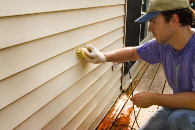 Washing the house is one of the benefits of vinyl siding Ellicott City.