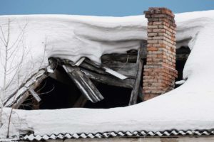 roof insurance claim from winter roof damage in Ellicott City