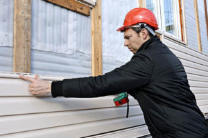 siding installation is performed in columbia
