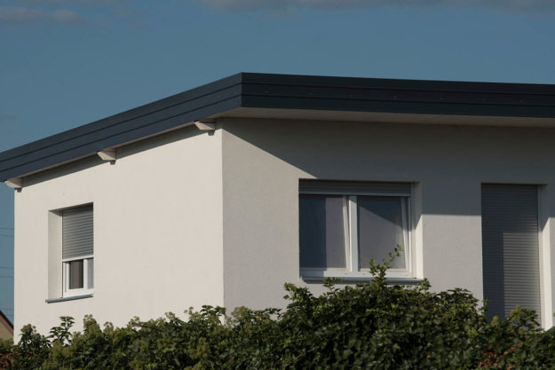 a flat roof built with the best material for flat roof