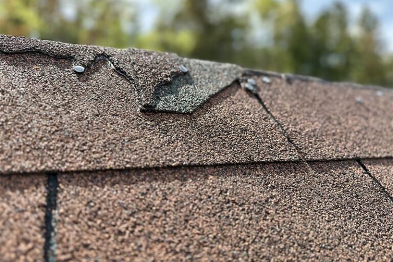 Damaged roof shingles that are easy to overlook